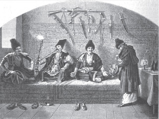 1865-ci ildə Şuşada kafe